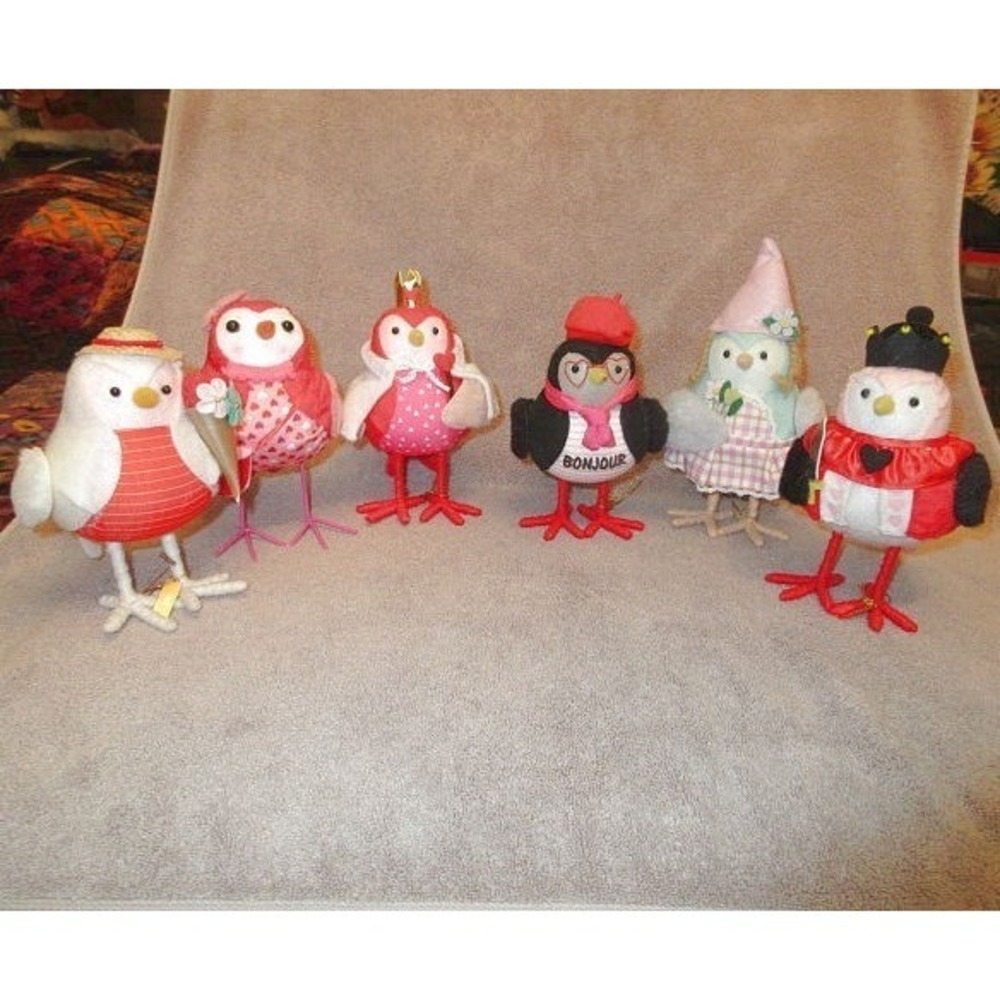 Featherly Friends Collectible Birds Target Set Of 6 Queenie Cherie Bloom Easter